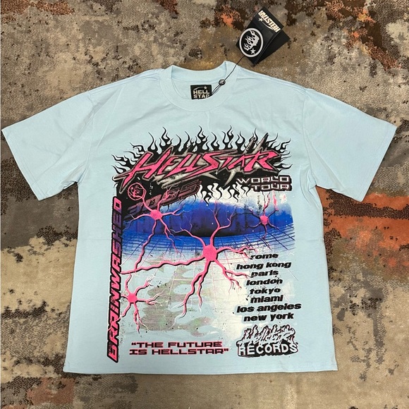 Hellstar Brainwashed World Tour & Neuron Tour T -Shirt - Picture 4 of 5